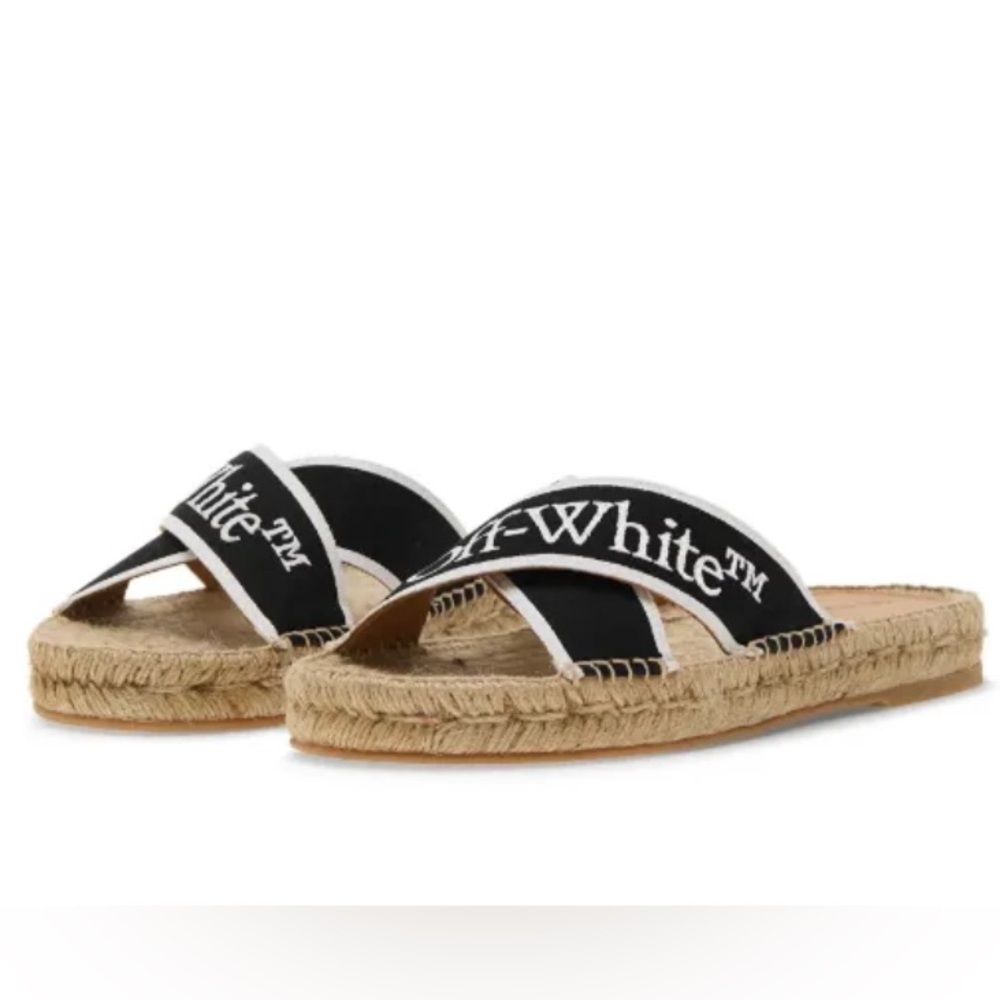 Off-White Criss Cross Espadrilles Sz 40